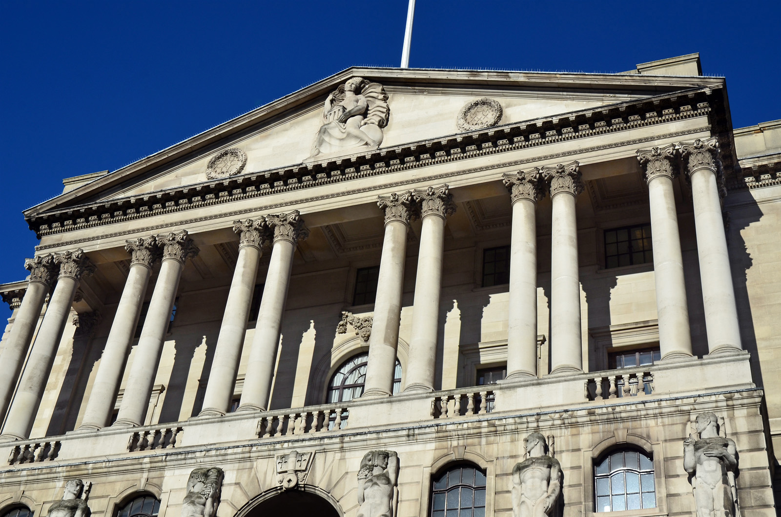 The Bank of England on Threadneedle Street