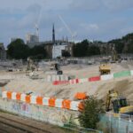 The cleared Earls Court development site