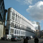 The Hop Exchange on Southwark Street, with the Shard behind